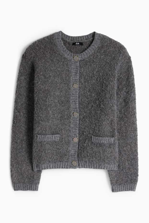 Dámské - Kardigan - šedá