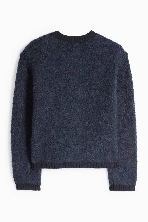 Dámské - Kardigan - tmavomodrá