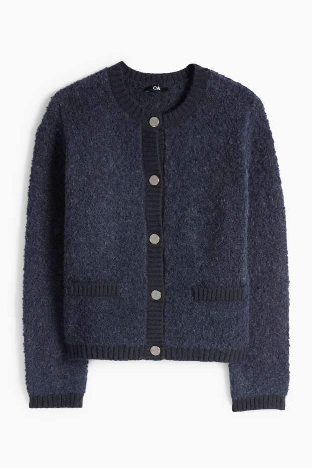 Dámské - Kardigan - tmavomodrá