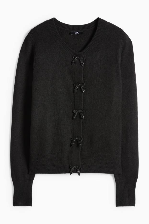 Dámské - Kardigan - černá