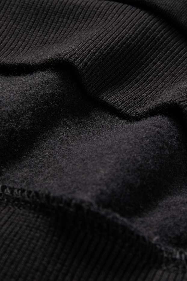 Herren - Weihnachts-Oversized-Hoodie - Der Grinch - schwarz