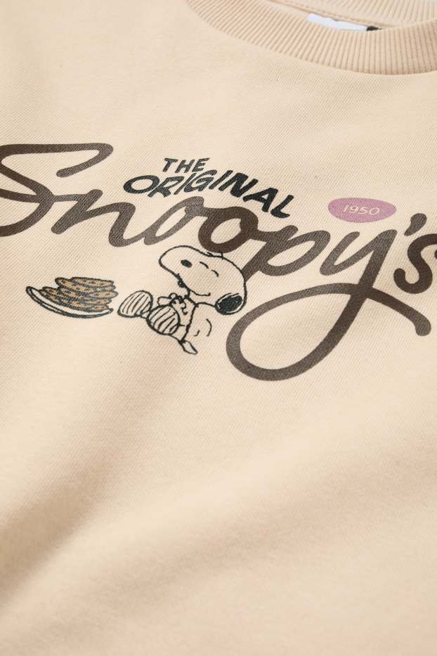Dames - Sweatshirt - licht beige