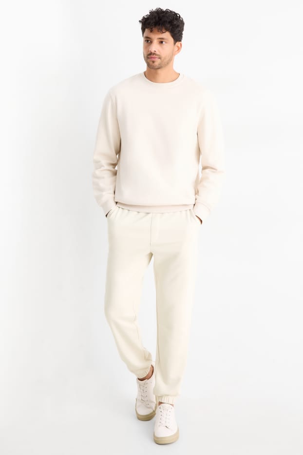 Herren - Jogginghose - cremeweiss