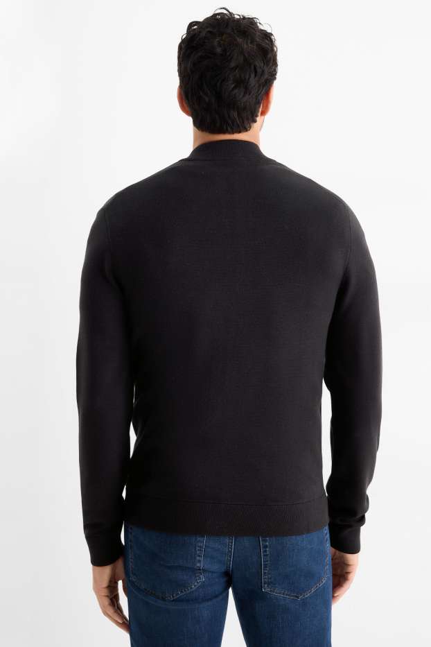 Men - Cardigan - black
