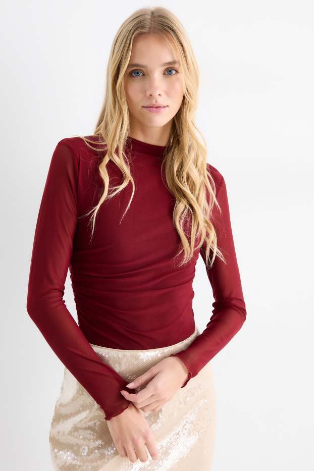 Donna - Body - in rete - bordeaux