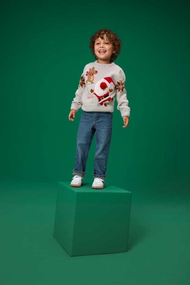 Kinder Buben - Relaxed Jeans - Thermojeans - LYCRA® - jeansblau