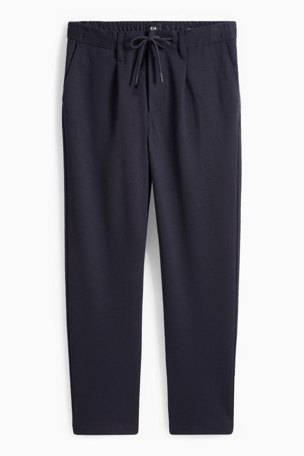 Home - Xinos - tapered fit - estructurats - blau fosc