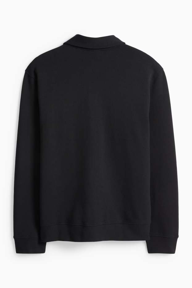 Heren - Sweatvest - zwart