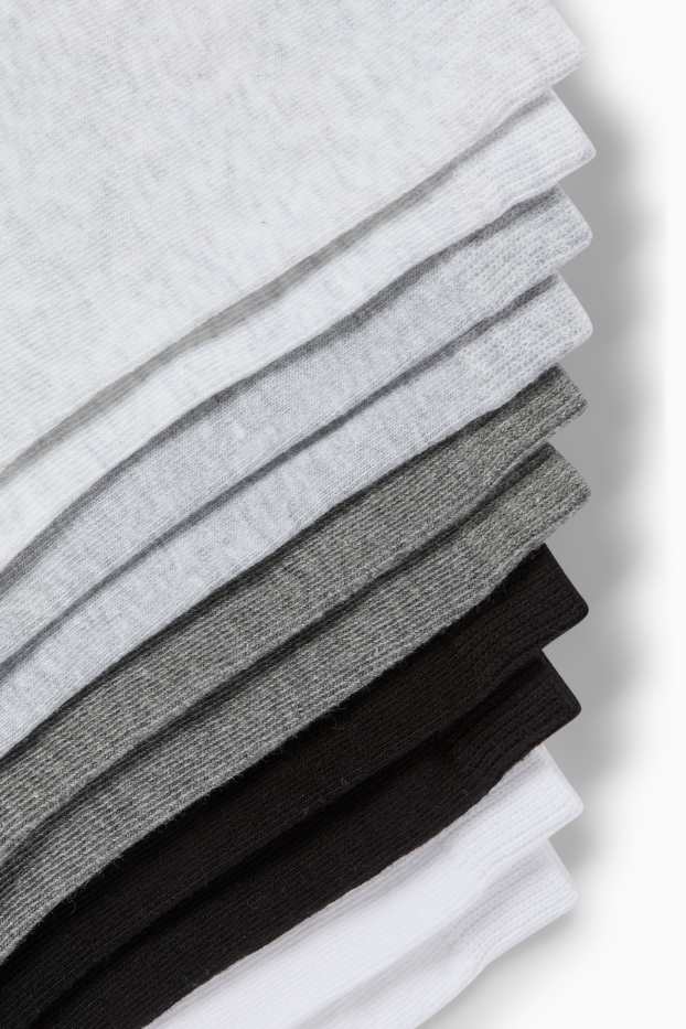 Damen - Multipack 5er - Socken - hellgrau