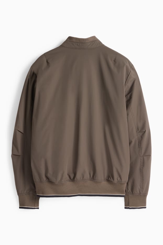 Home - Caçadora - folrada - repel·lent a l’aigua - marró fosc