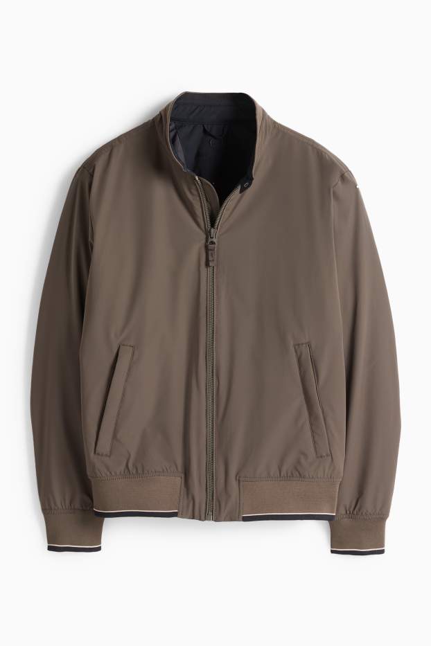 Home - Caçadora - folrada - repel·lent a l’aigua - marró fosc