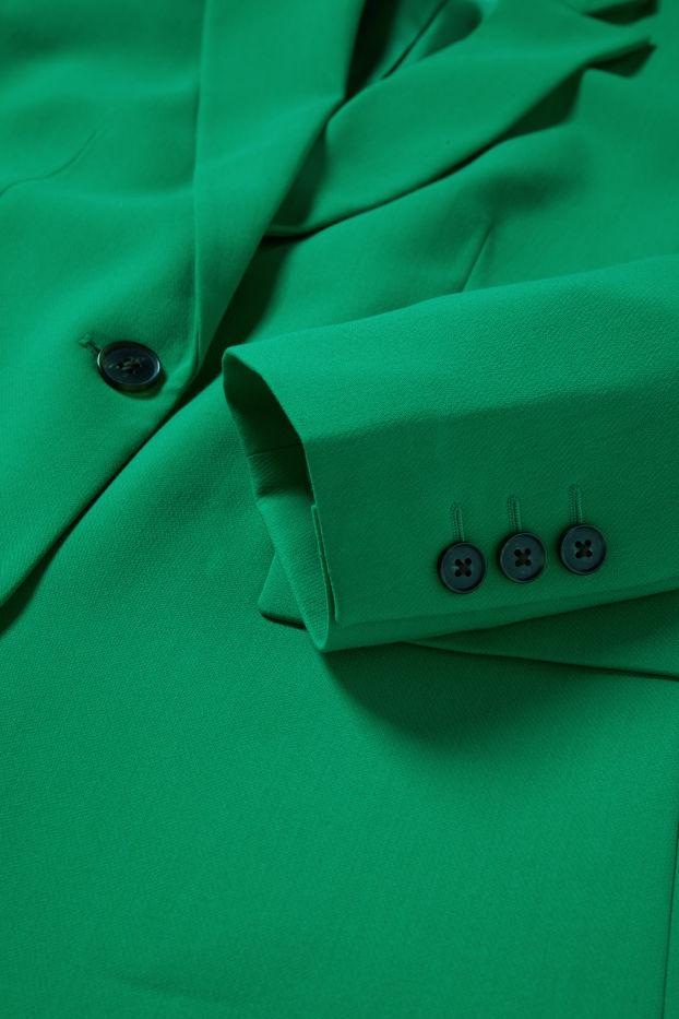 Femei - Blazer lung - relaxed fit - verde