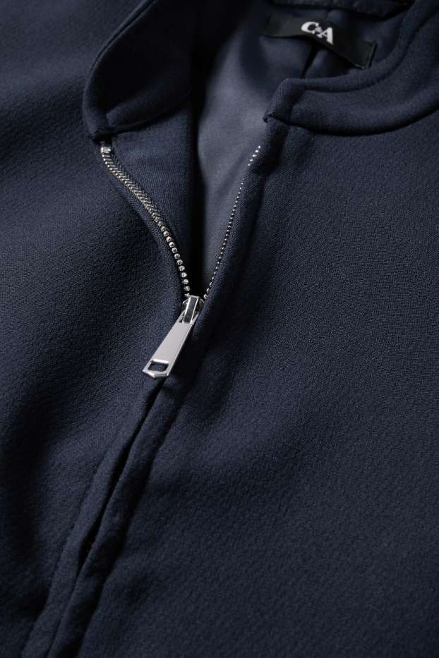 Damen - Crop Oversized-Blazer - dunkelblau