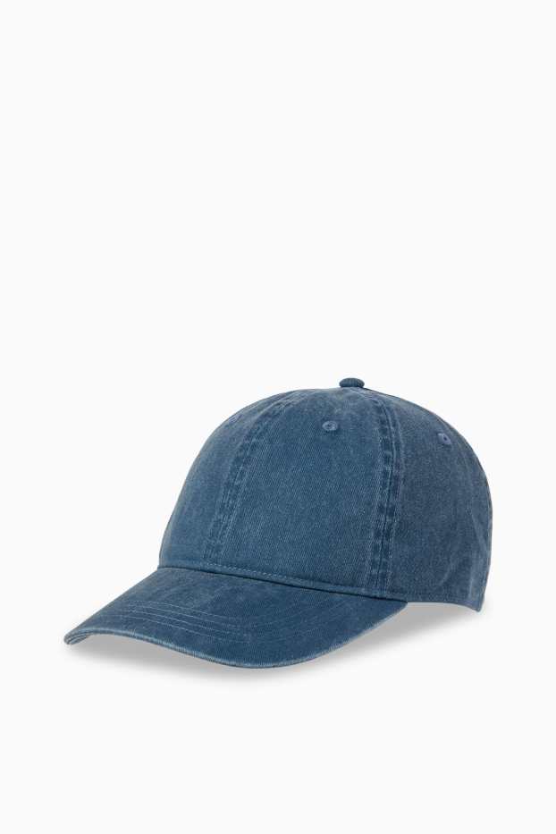 Home - Gorra texana - blau fosc