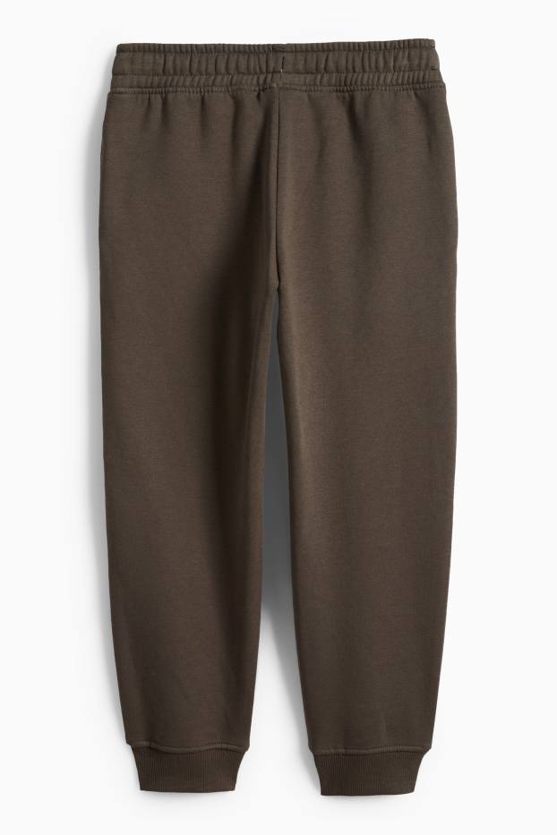 Děti - chlapci - Minecraft - teplákové kalhoty - khaki