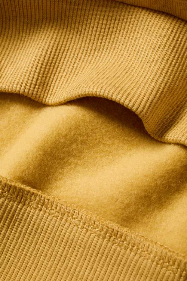 Děti - chlapci - Minecraft - mikina - hořčicově žlutá