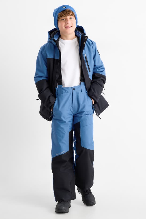 Kinderen: jongens - Skibroek - waterdicht - blauw