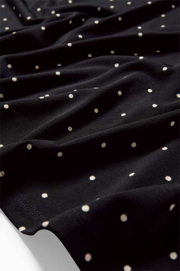 Dona - Faldilla - de piquets - negre