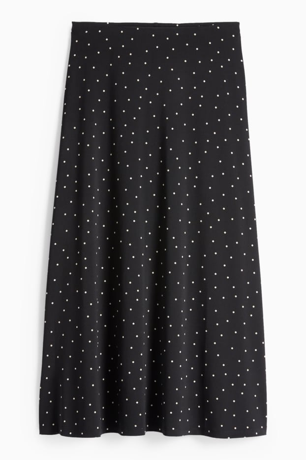 Dona - Faldilla - de piquets - negre