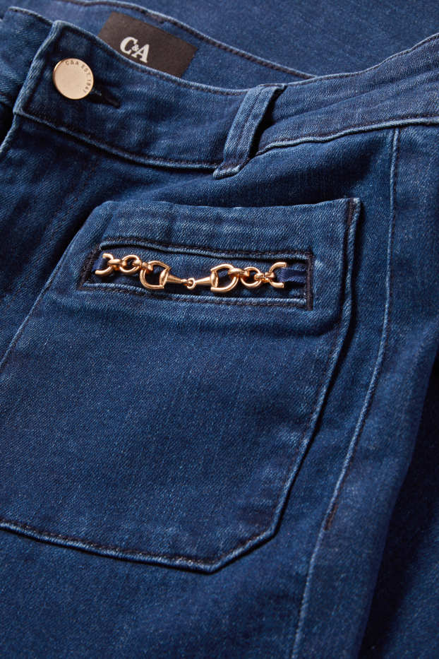 Dámské - Bootcut jeans - mid waist - džíny - modré