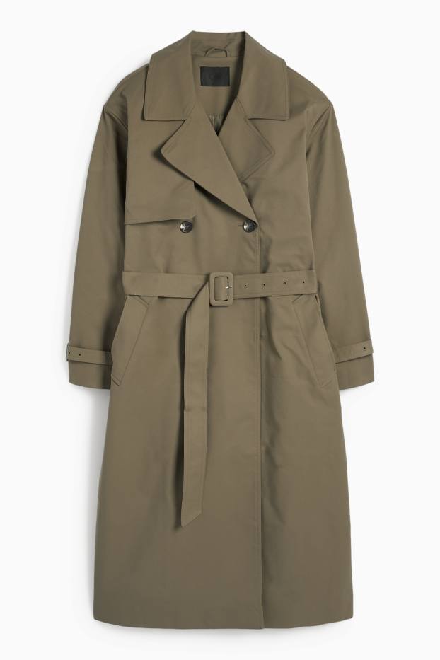 Damen - Trenchcoat - braun