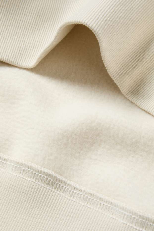 Pánské - Mikina - světle béžová