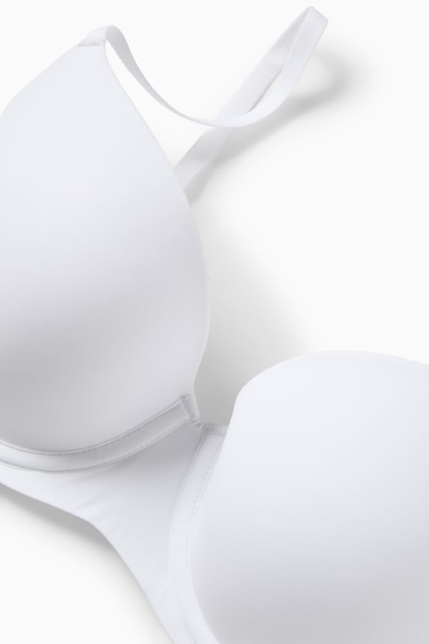 Damen - BH mit Bügel - FULL COVERAGE - wattiert - LYCRA® - weiß