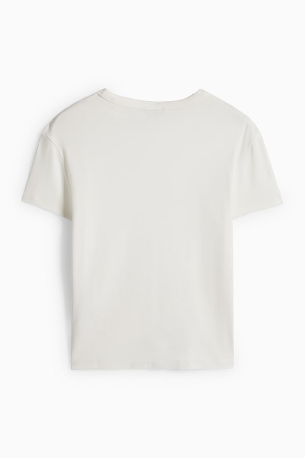 Damen - T-Shirt - Slim Fit - weiß