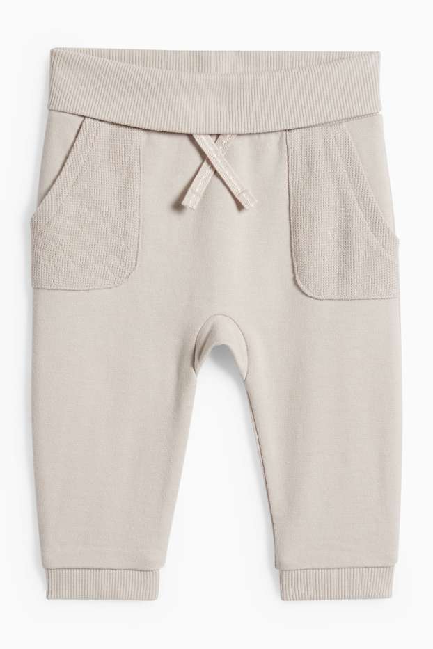 Unisex - Pantalons de xandall per a nadó - beix clar