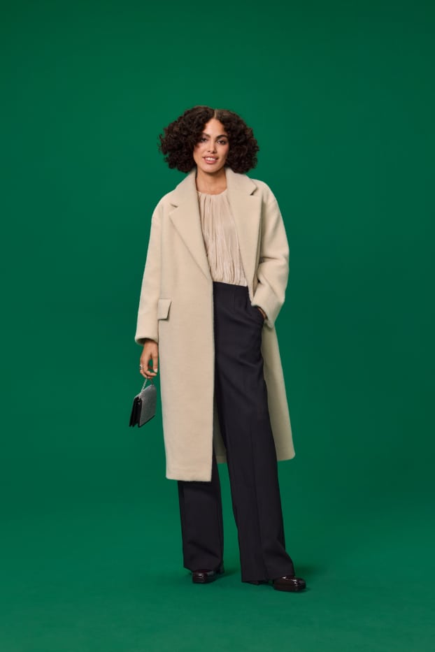 Women - Coat - light beige