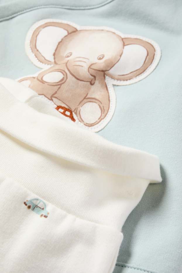 Baby: jongens - Baby pyjama - mintgroen