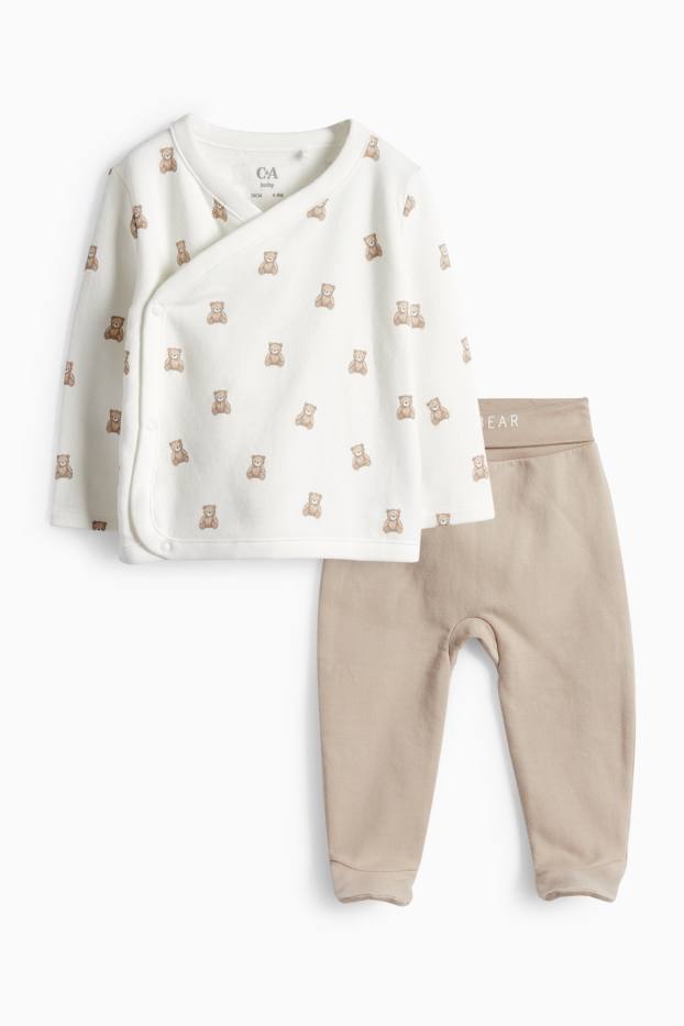 Unisex - Conjunt per a nounat - blanc/beix