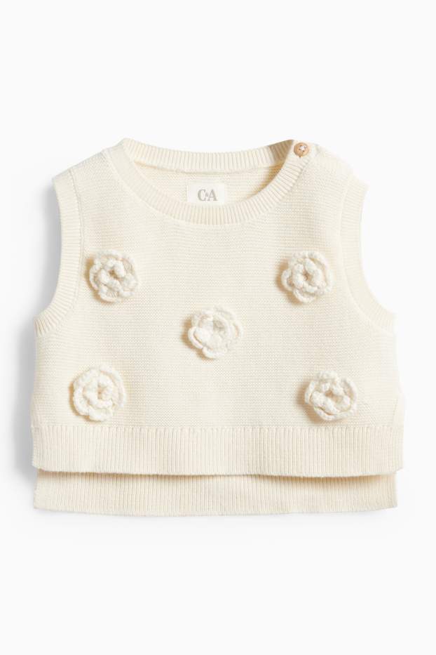 Bebeluși - fete - Rochie bebeluși - bej deschis