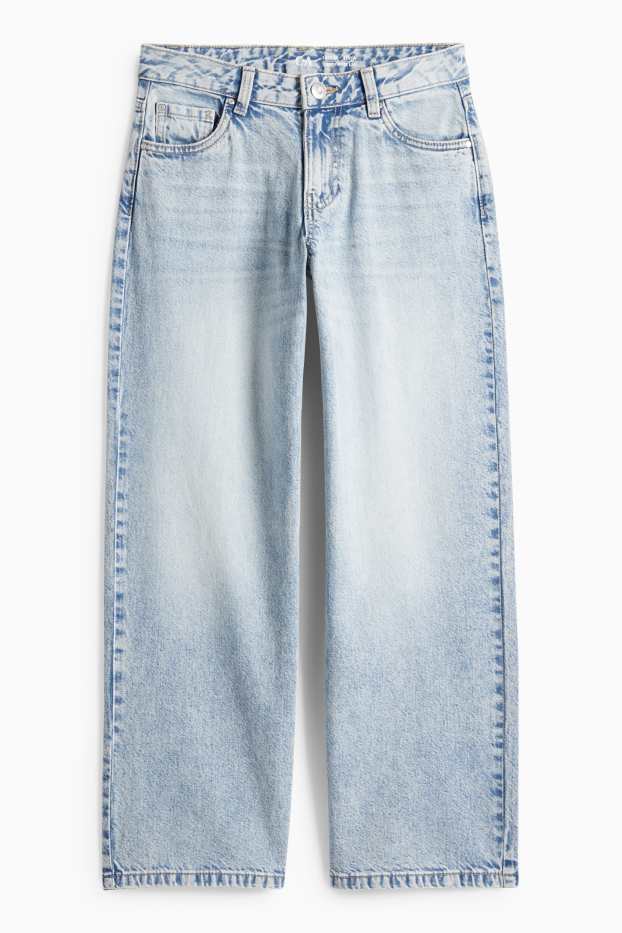 Enfants filles - Jean - jean bleu clair