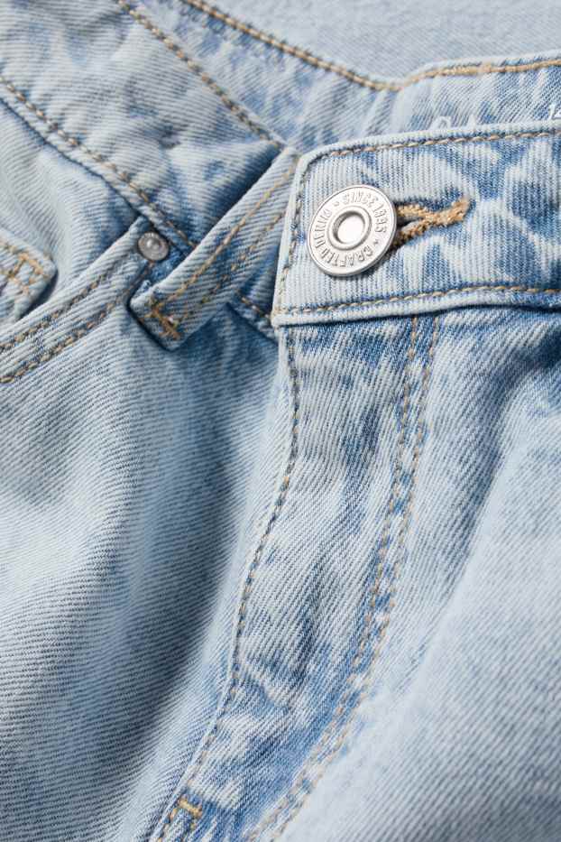 Děti - dívky - Wide leg jeans - džíny - světle modré