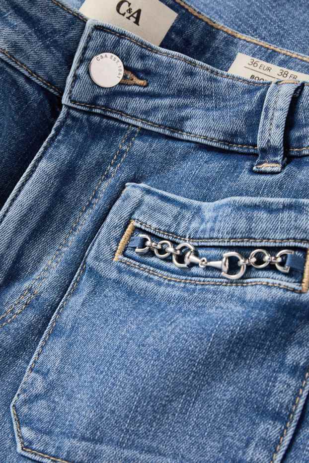 Dámské - Bootcut jeans - mid waist - džíny - modré
