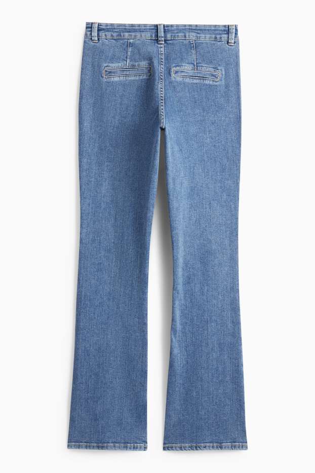 Dámské - Bootcut jeans - mid waist - džíny - modré