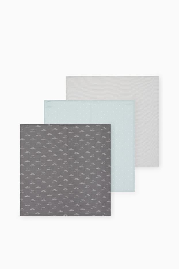 Miminka - chlapci - Plenky pro miminka - bílá/tyrkysová