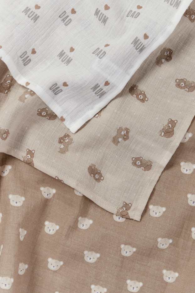 Unisex - Plenky pro miminka - bílá/béžová