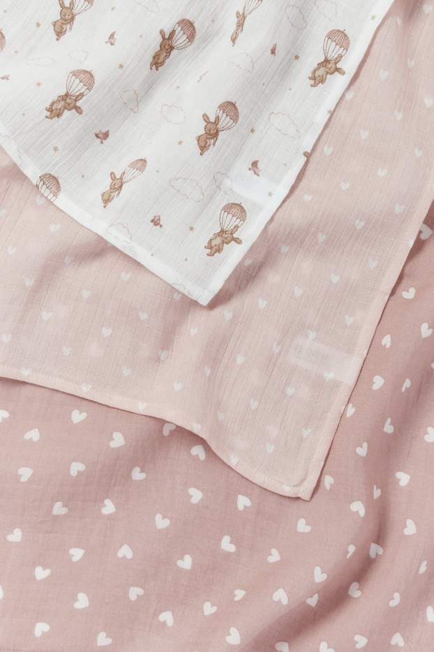 Miminka - dívky - Plenky pro miminka - růžová