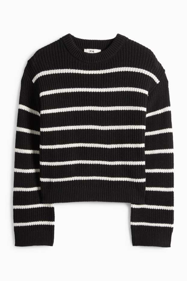 Bambine - Pullover - nero / bianco