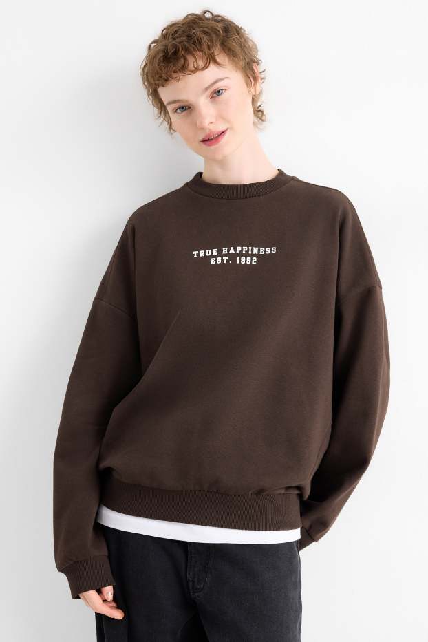 Dona - Dessuadora - marró fosc