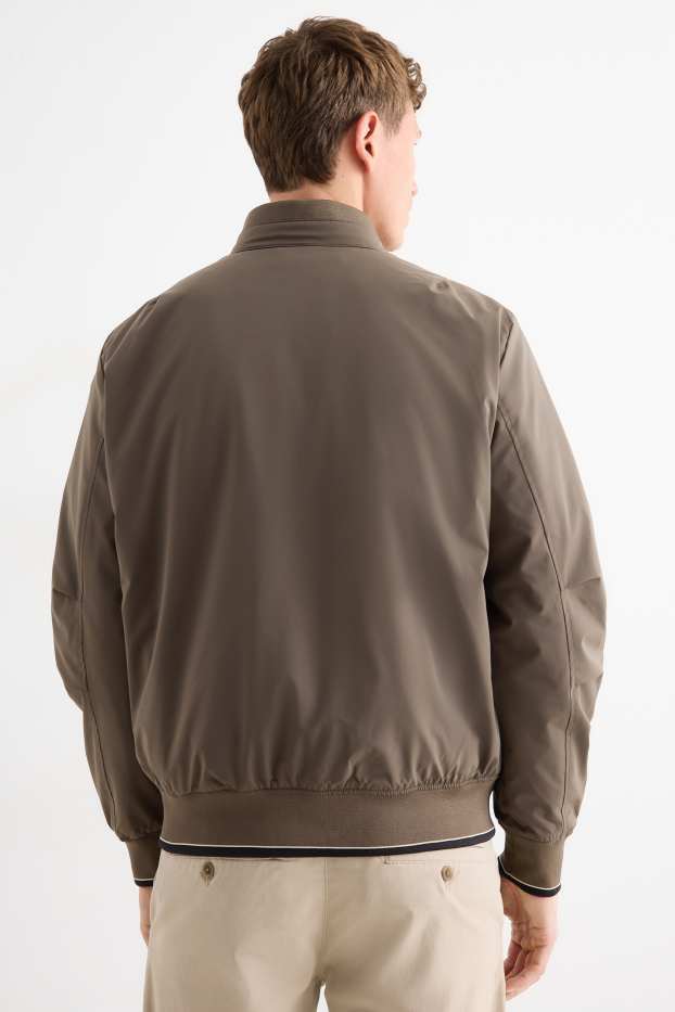 Home - Caçadora - folrada - repel·lent a l’aigua - marró fosc