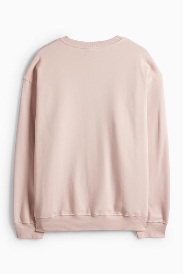 Pánské - Oversized mikina - růžová