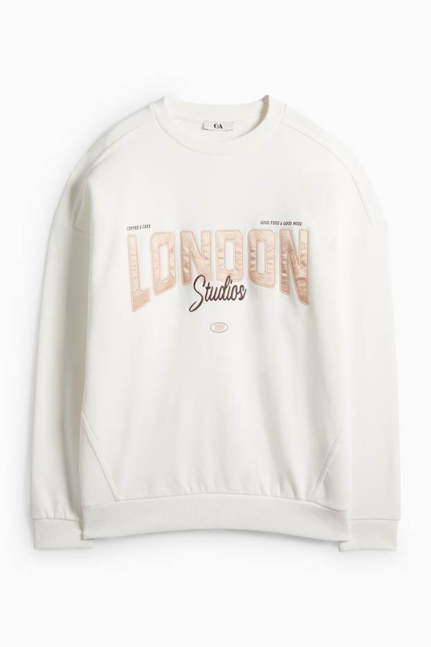 Damen - Sweatshirt - weiss