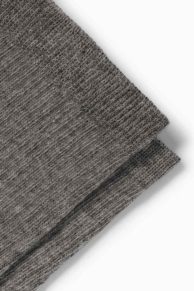 Bărbați - Multipack 5 perechi - șosete de tenis - gri