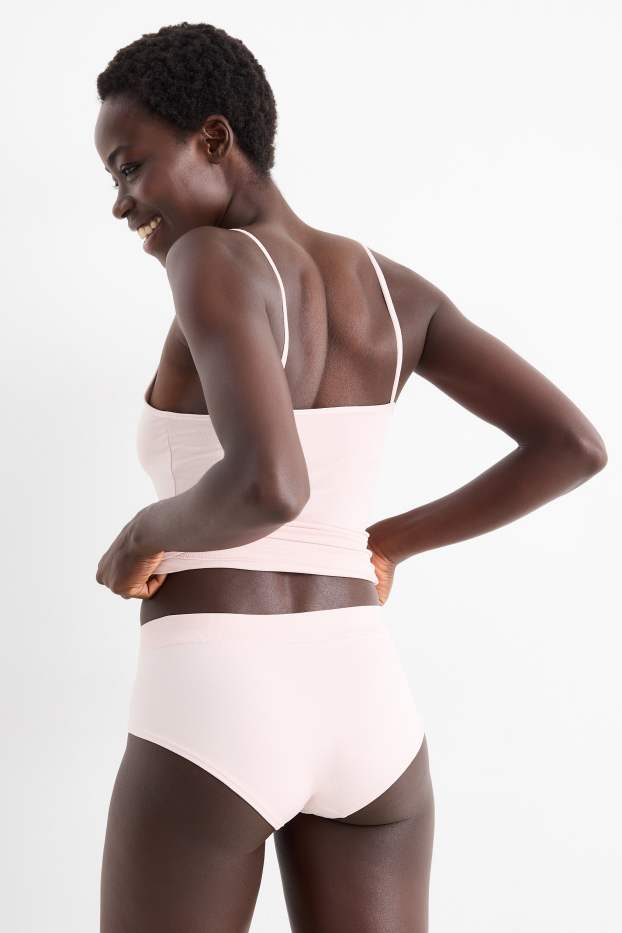 Damen - Multipack 3er - Hipster - grau / rosa