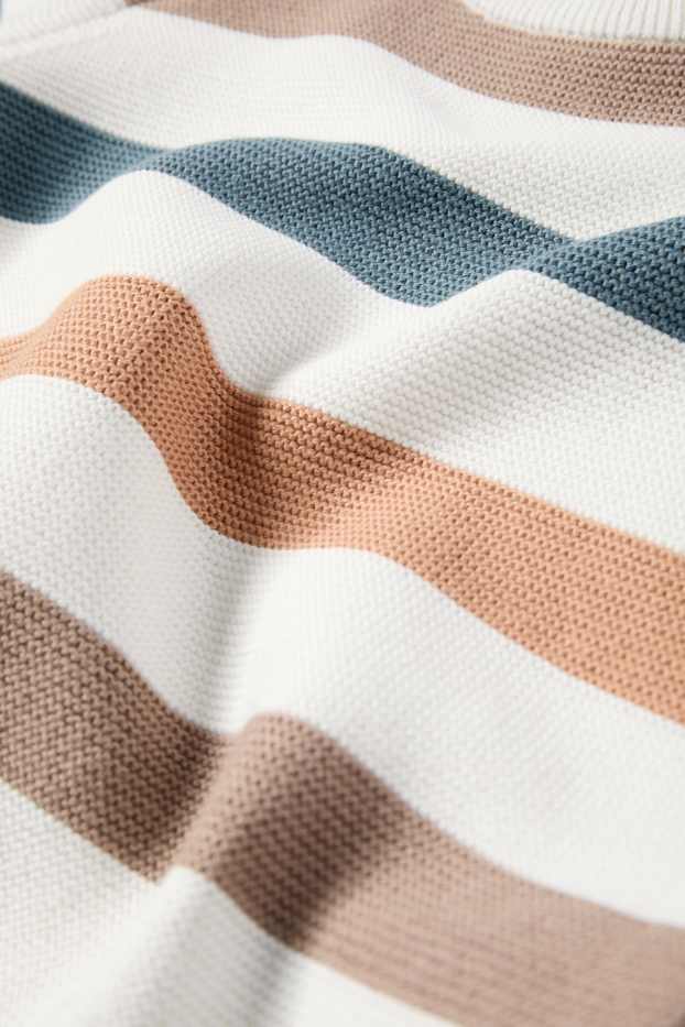 Bébés garçons - Pull bébé - à rayures - blanc crème