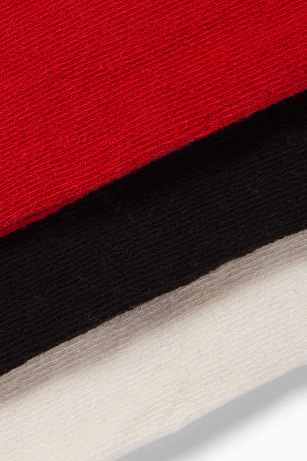 Kinder Mädchen - Multipack 3er - Strumpfhose - rot