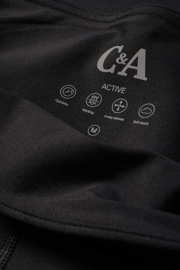 Damen - Sport-Leggings - 4 Way Stretch - schwarz